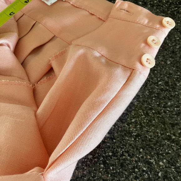 Mister Loenard size 14 pleated skirt salmon (peach?) - Picture 7 of 7